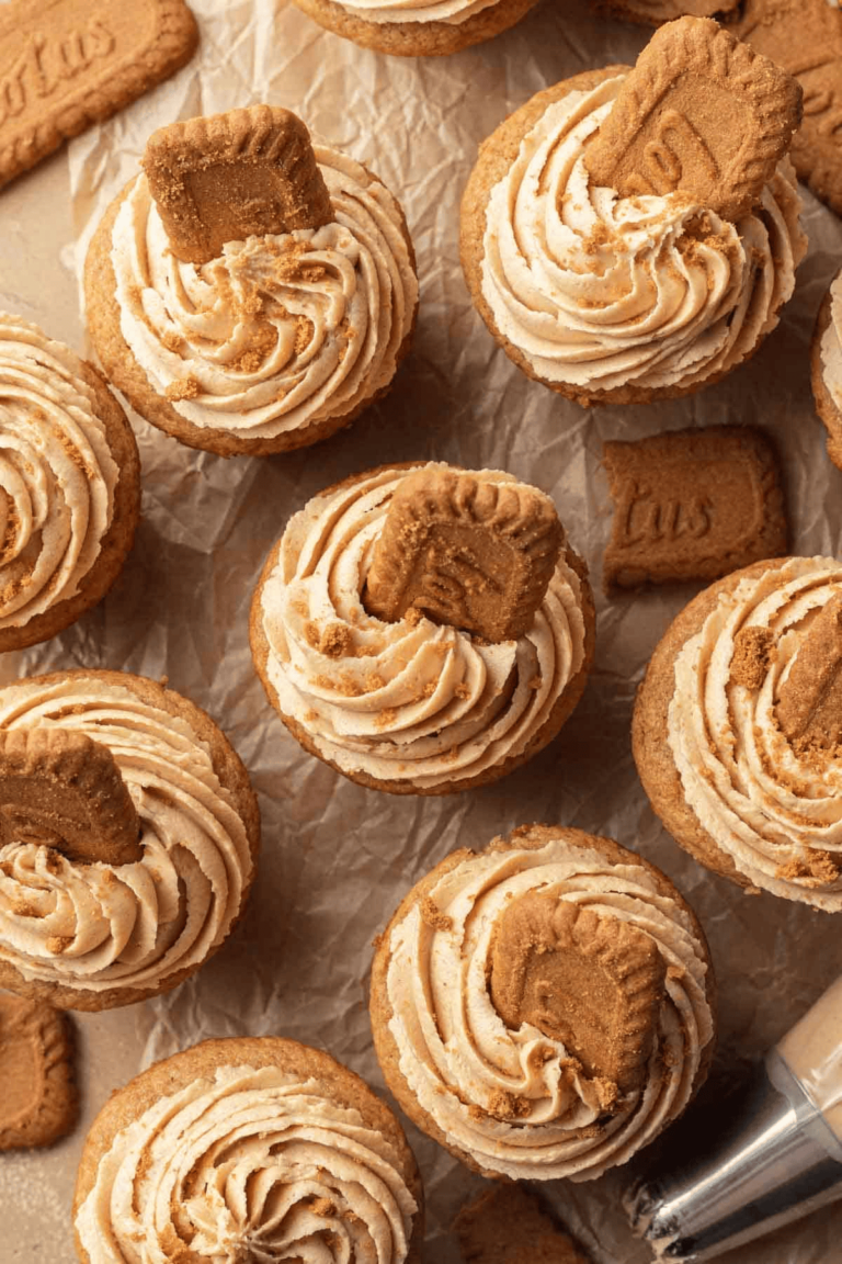 Indulgent Biscoff Cupcakes: A Delicious Treat for Your Next Celebration